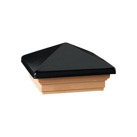 Deckorators Deckorators 3 in. H X 4 in. W Black Wood Post Cap 73520